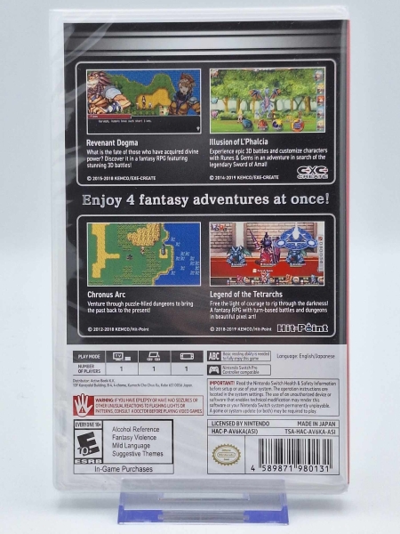 KEMCO RPG Omnibus 4 Games Collection - NEU